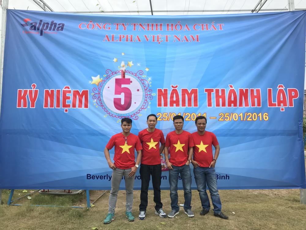 Ảnh: Kỉ niệm 5 năm thành lập công ty TNHH Hóa chất Alpha Việt Nam, 25/01/2011-25/01/2016