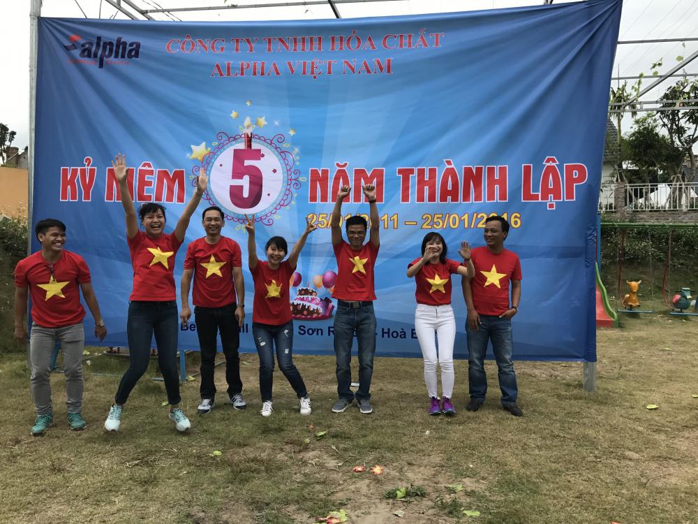 Ảnh: Kỉ niệm 5 năm thành lập công ty TNHH Hóa chất Alpha Việt Nam, 25/01/2011-25/01/2016